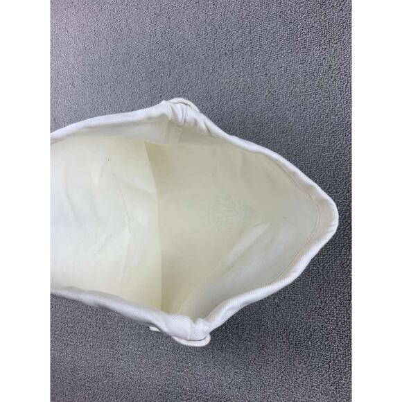 Mark Cross Dust Bag Unisex White Logo Print Drawstring Storage Pouch Accessory - Picture 6 of 6